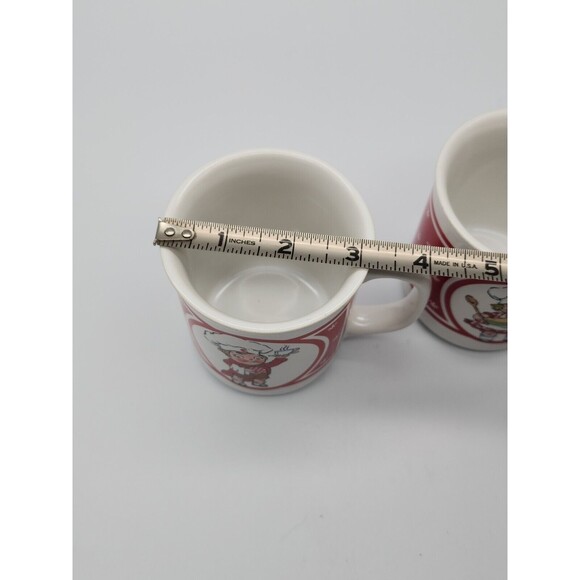 Campbell Soup Kids CSC Coffee Mugs Vintage Pair of Stoneware Cups Chef Hats - Picture 12 of 12